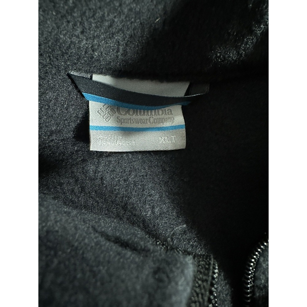 Columbia‎ Men's Fleece Lined Softshell Jacket Full Zip Up Sz XLT Black - Picture 11 of 12